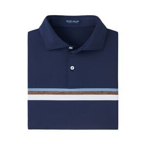 Peter Millar Crown Crafted Men's Navy Mayhew Performance Jersey Polo L NWT